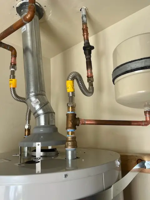 Water heater installation and plumbing repair in Monterey Orchards